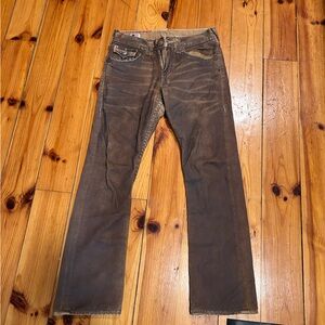 True Religion Men’s Brown Jeans Denim